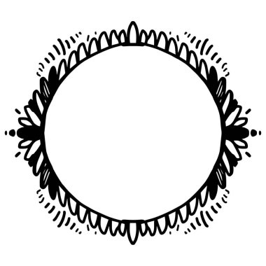 Çerçeve arkaplan, vektör illüstrasyonu 