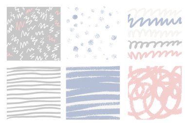 Basit Modern arkaplanlar, vektör illüstrasyonu 