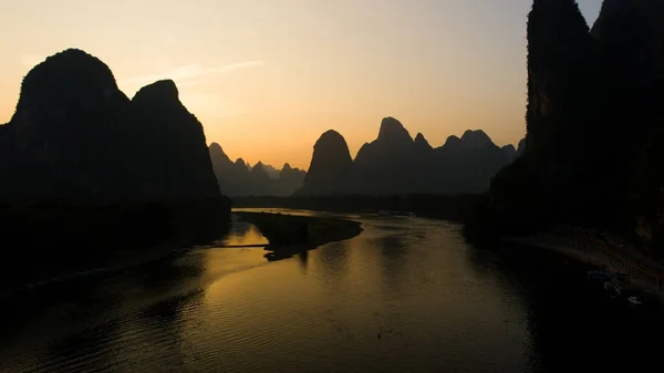 Fishermen on Li River — Stock Photo, Image