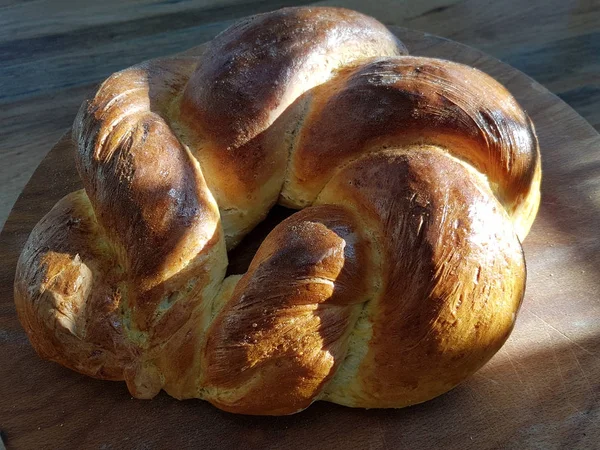 Challah, judiskt bröd — Stockfoto