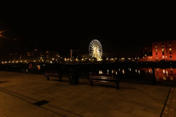 Liverpool muelle albert — Foto de Stock