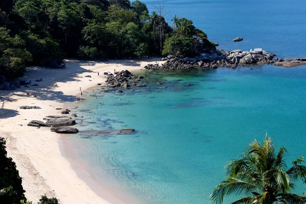 Paisaje Bahía Hermosa Playa Mar Arena Imágenes De Stock Sin Royalties Gratis