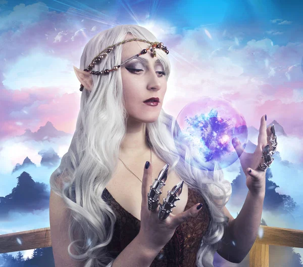 Elf kızı fotoğraf. 