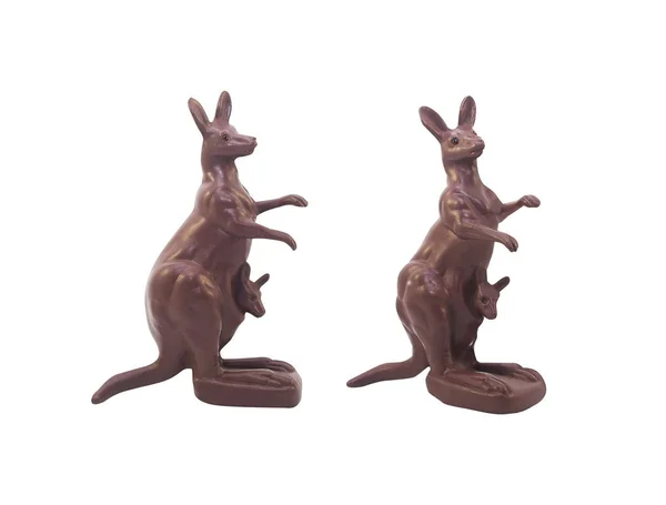 Isolated kangaroo toy. — Stock Photo, Image