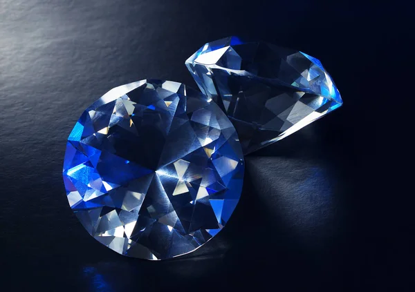 Twee diamanten foto — Stockfoto