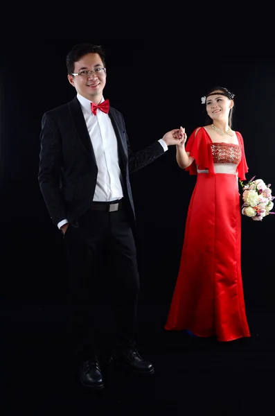 Asiatique mariage couple — Photo