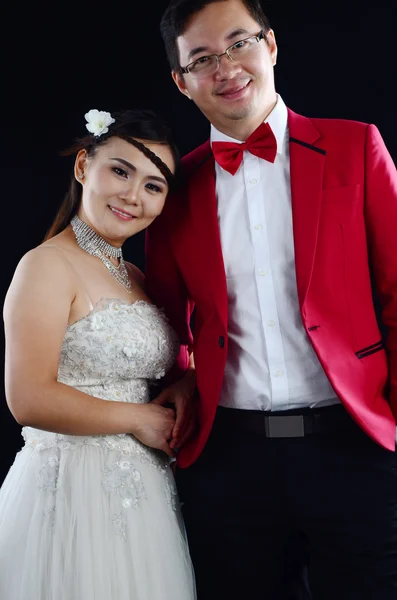 Asiatique mariage couple — Photo