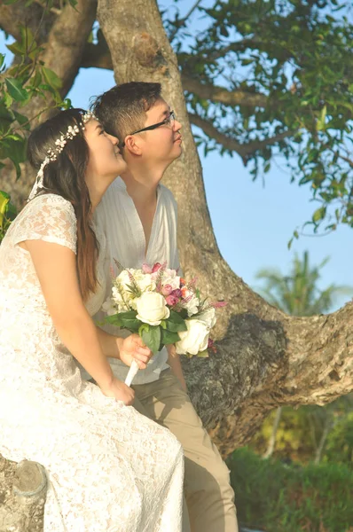 Asiático hermosa novia — Foto de Stock