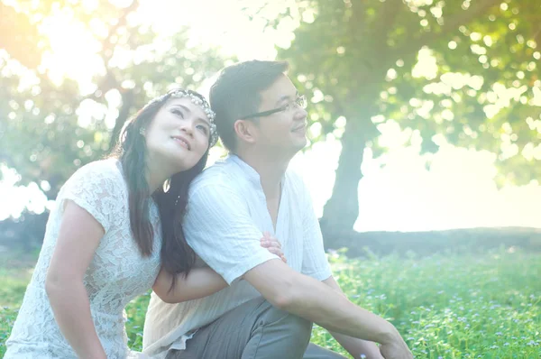 La coppia asiatica — Foto Stock