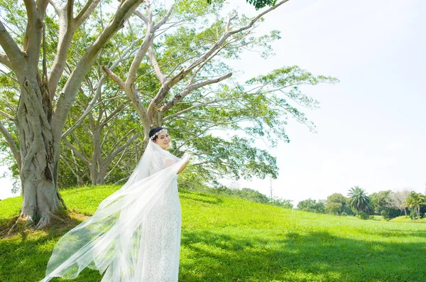 Hermosa novia asiática — Foto de Stock