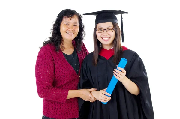 Feliz graduación asiática — Foto de Stock