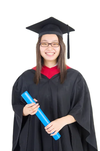 Glücklicher asiatischer Abschluss — Stockfoto