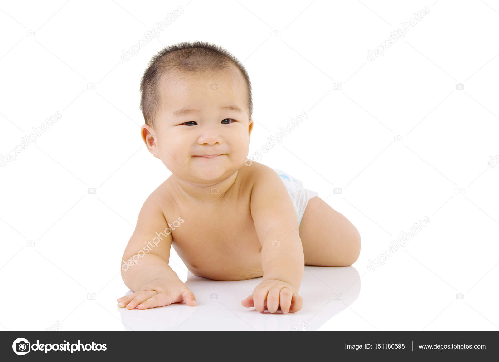 cute baby asian