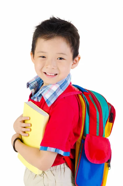 Asiático menino da escola — Fotografia de Stock