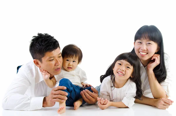 Happy asian family — Stock Photo, Image