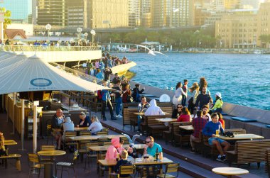 Sydney Circular Quay, Avustralya.