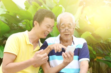 Smartphone ve teknoloji kavramı