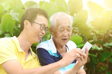 Smartphone ve teknoloji kavramı