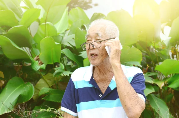 Asiatischer Senior — Stockfoto