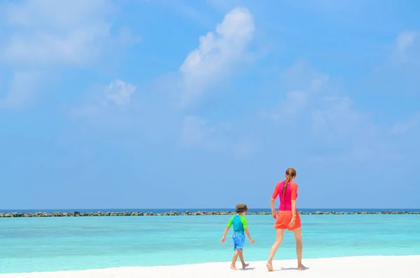 Μαλδίβες νησί παραλία — Φωτογραφία Αρχείου