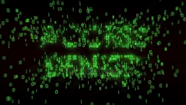 Les mots "accès refusé" consistant en un code binaire, le résultat du système de contrôle d'accès d'exploitation 