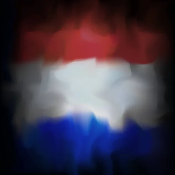 Netherlands abstract flag background for creative design. Graphic abstract dark background. National tricolor color texture. Nation patriotic template. Netherlands vector flag banner design — 스톡 벡터
