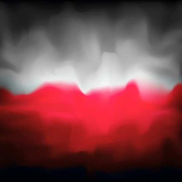 Πολωνία αφηρημένο φόντο σημαία για δημιουργικό σχεδιασμό. Γραφικό αφηρημένο σκοτεινό φόντο. Πολωνική σημαία υφή χρώματος. Εθνικοπατριωτικό πρότυπο. Πολωνική σημαία διάνυσμα σχεδιασμός banner — Διανυσματικό Αρχείο