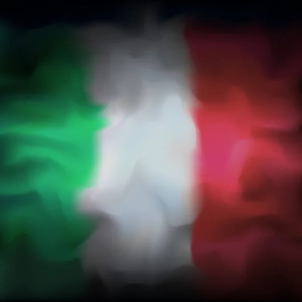 Itália fundo bandeira abstrata para design criativo. Gráfico abstrato fundo escuro. Textura da bandeira italiana. Modelo patriótico da nação. Design de banner vetorial italiano — Vetor de Stock