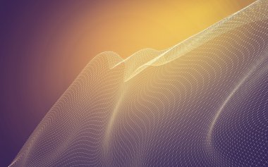 Çokgen alanı düşük Poli koyu arka plan, 3d render