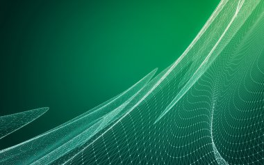 Çokgen alanı düşük Poli koyu arka plan, 3d render