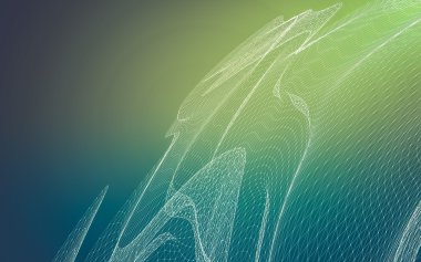 Çokgen alanı düşük Poli koyu arka plan, 3d render