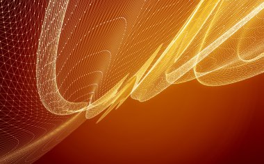 Çokgen alanı düşük Poli koyu arka plan, 3d render