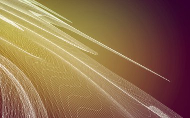 Çokgen alanı düşük Poli koyu arka plan, 3d render