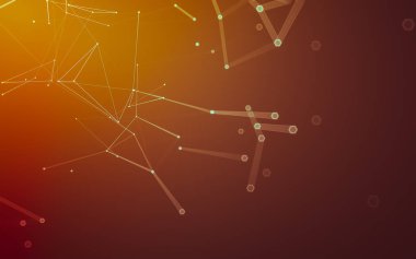 Çokgen alanı düşük Poli koyu arka plan, 3d render