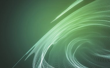 Çokgen alanı düşük Poli koyu arka plan, 3d render