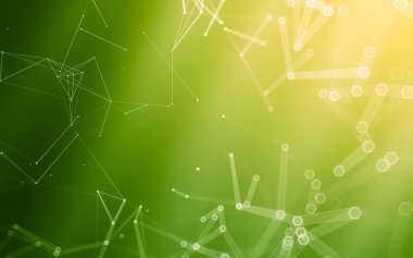 Çokgen alanı düşük Poli koyu arka plan, 3d render