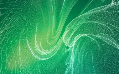 Çokgen alanı düşük Poli koyu arka plan, 3d render