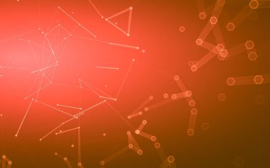 Çokgen alanı düşük Poli koyu arka plan, 3d render