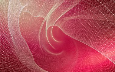 Çokgen alanı düşük Poli koyu arka plan, 3d render