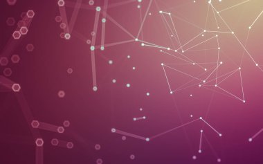 Çokgen alanı düşük Poli koyu arka plan, 3d render