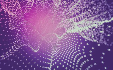 Çokgen alanı düşük Poli koyu arka plan, 3d render