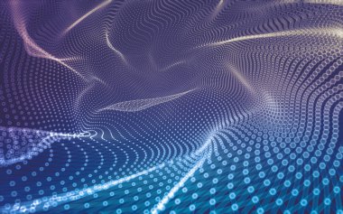 Çokgen alanı düşük Poli koyu arka plan, 3d render