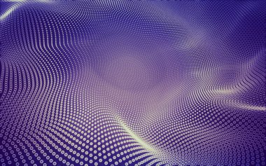 Çokgen alanı düşük Poli koyu arka plan, 3d render