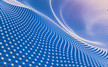 Çokgen alanı düşük Poli koyu arka plan, 3d render