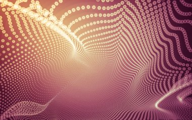 Çokgen alanı düşük Poli koyu arka plan, 3d render