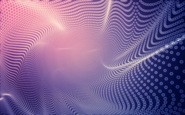 Çokgen alanı düşük Poli koyu arka plan, 3d render