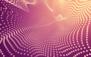 Çokgen alanı düşük Poli koyu arka plan, 3d render