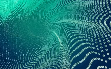 Çokgen alanı düşük Poli koyu arka plan, 3d render