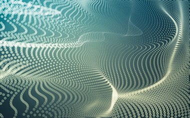 Çokgen alanı düşük Poli koyu arka plan, 3d render