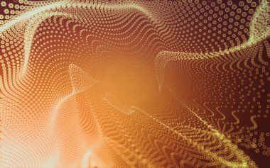 Çokgen alanı düşük Poli koyu arka plan, 3d render